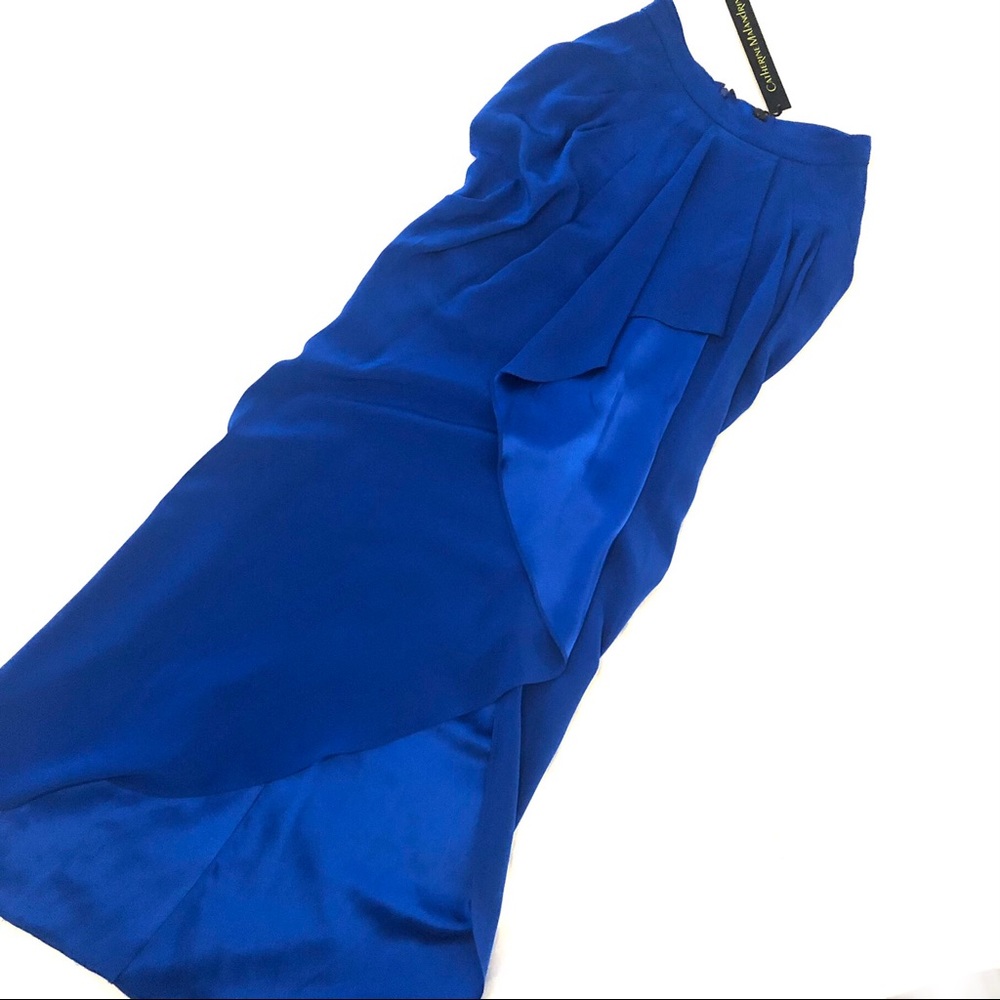 NW0T 100% Silk Catherine Malandrino Haute Couture silk maxi skirt